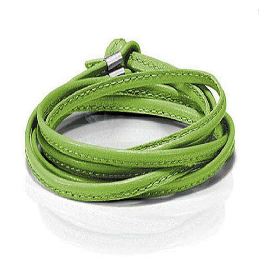 Nomination My Bon Bon Double Bracelet, Coloured Leather, Green