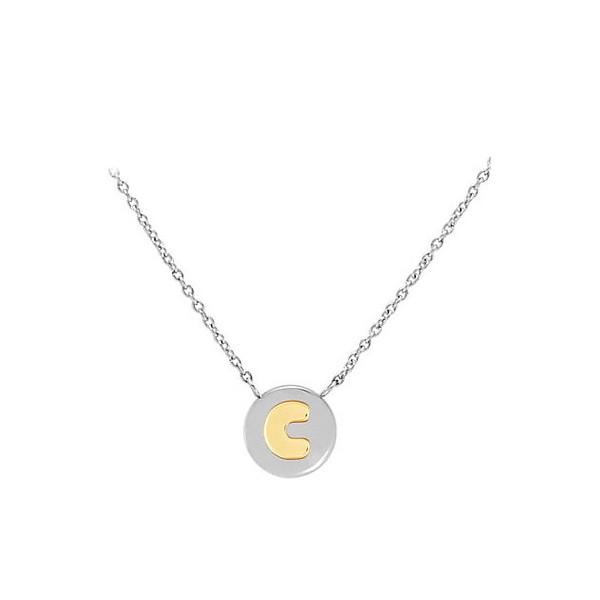 Nomination My Bon Bon Letter C Necklace Silver Gold