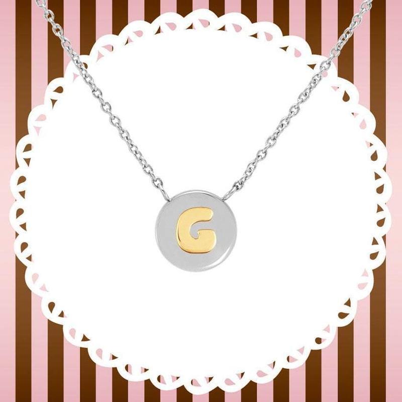 Nomination My Bon Bon Necklace Letter G, 24K Gold