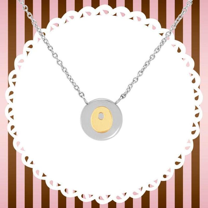 Nomination My Bon Bon Necklace Letter O, 24K Gold