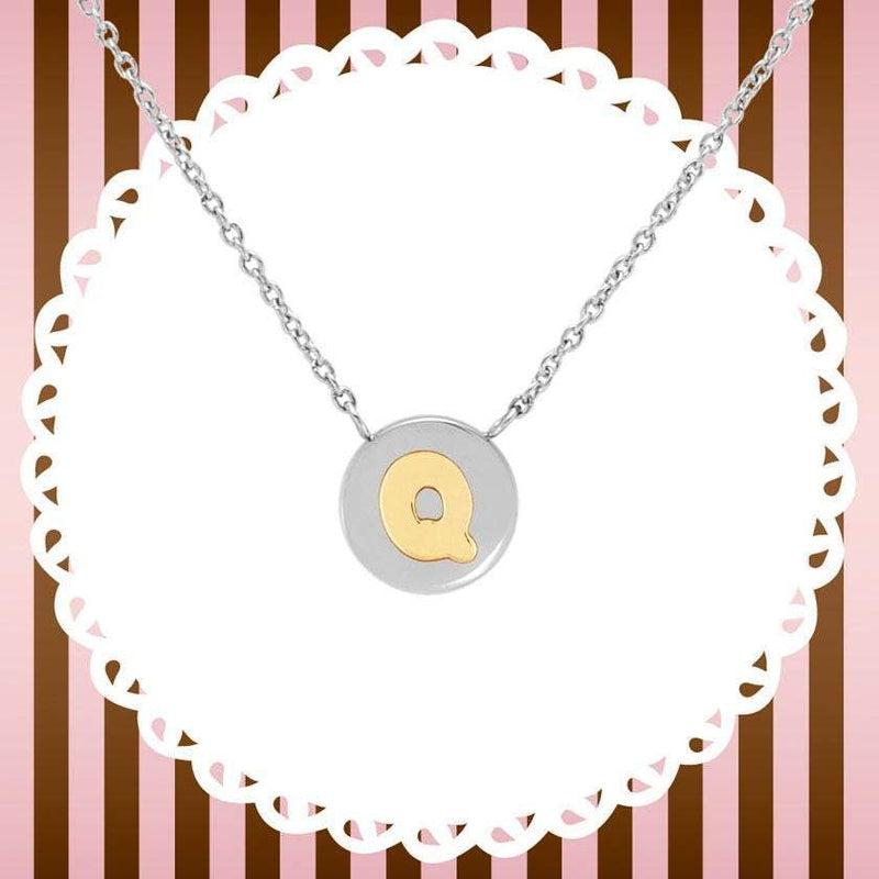 Nomination My Bon Bon Necklace Letter Q, 24K Gold