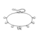 Nomination MySophie Bracelet, Butterfly, Cubic Zirconia, Sterling Silver