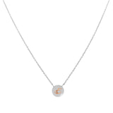 Nomination Mybonbons Necklace With Letter E In Rose Gold And Stone