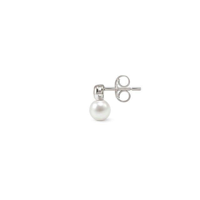 Nomination Pearls Loop Heart and Pearl Earrings