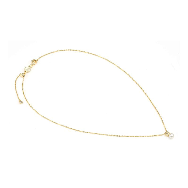 Nomination Pearls Loop Necklace, Star and Pearl, Gold