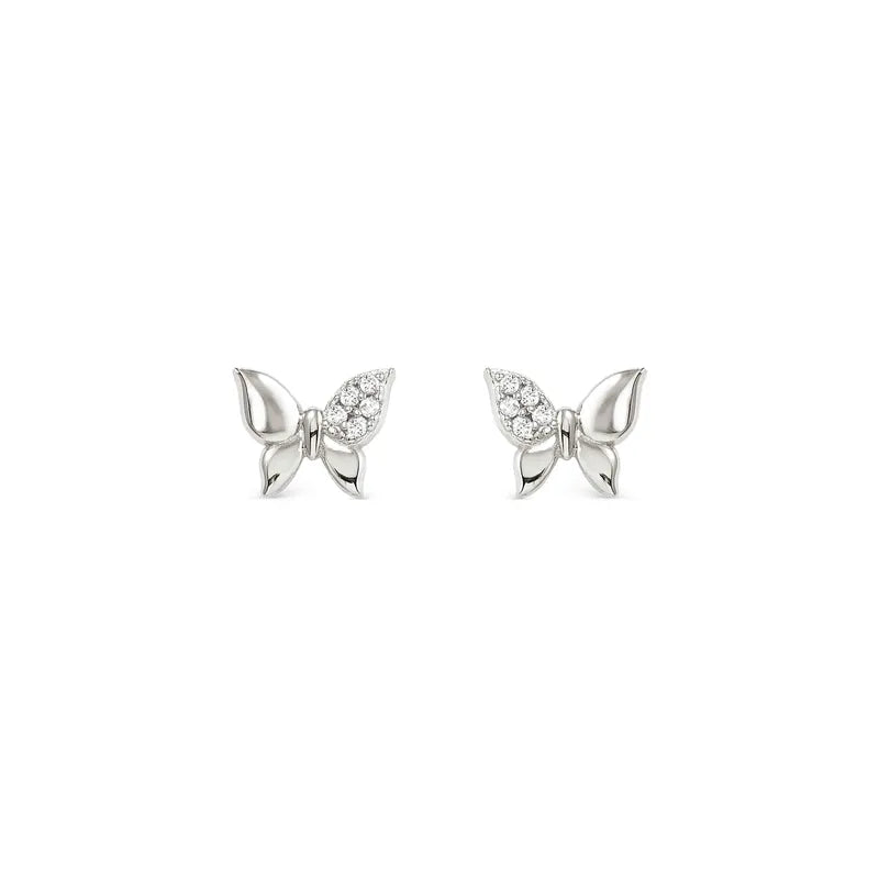 Nomination Petit Sparkle Dainty Butterfly Stud Earrings