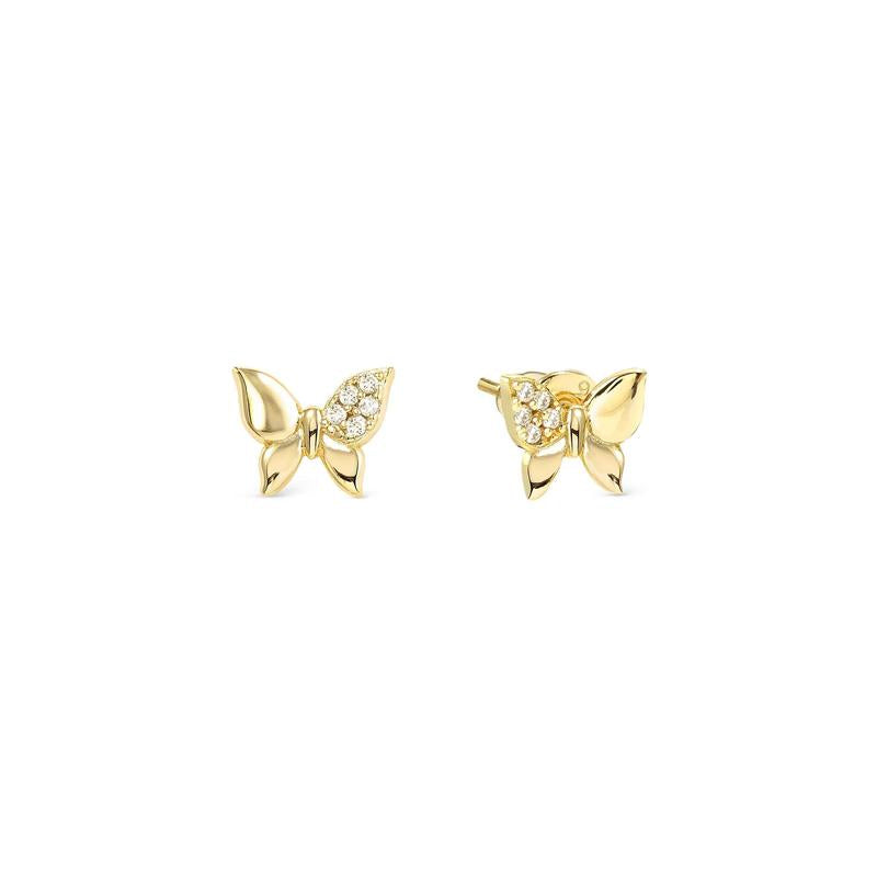 Nomination Petit Sparkle Dainty Butterfly Stud Earrings