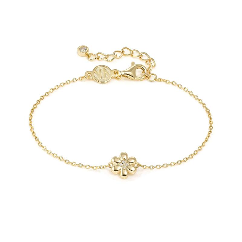 Nomination Petit Sparkle Gold Flower Bracelet