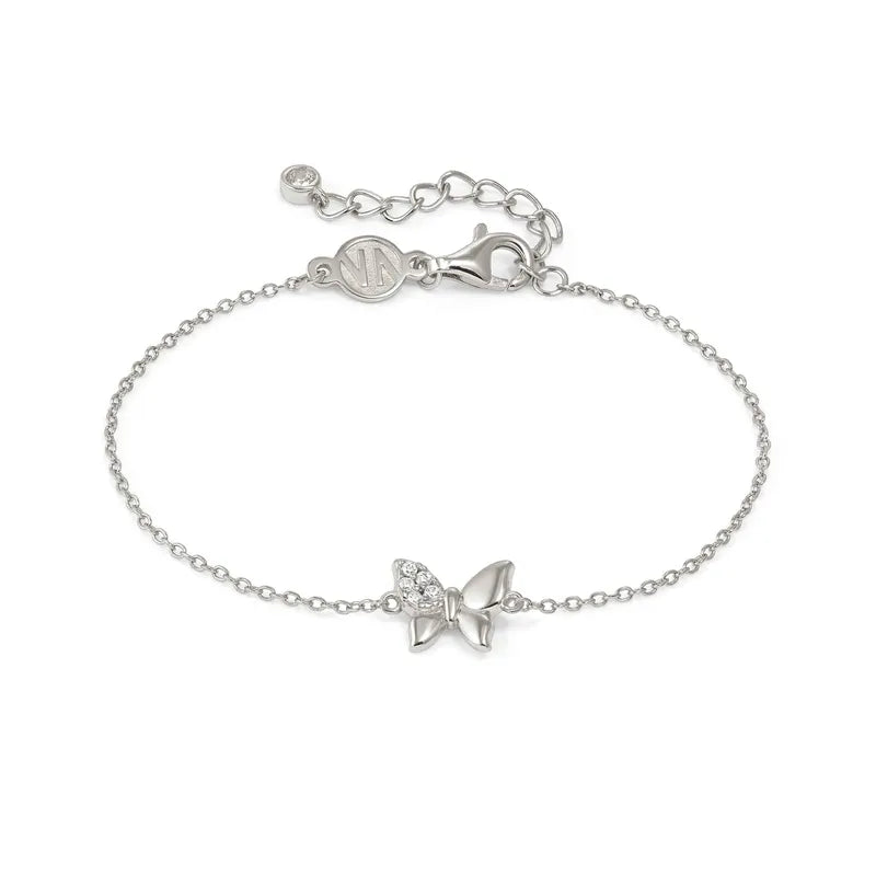 Nomination Petit Sparkle Silver Butterfly Charm Bracelet