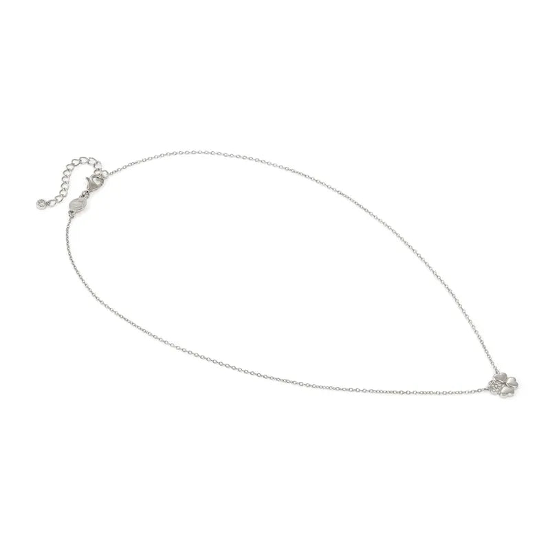 Nomination Petit Sparkle Silver Four-Leaf Clover Necklace