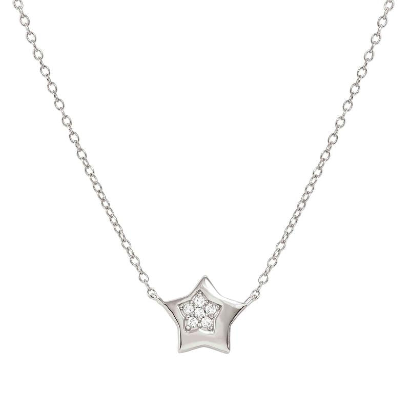 Nomination Petit Sparkle Sterling Silver Star Necklace