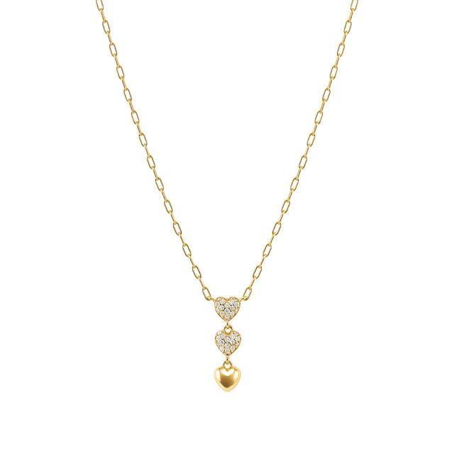 Nomination Precious Moves Silver 3 Hearts Necklace