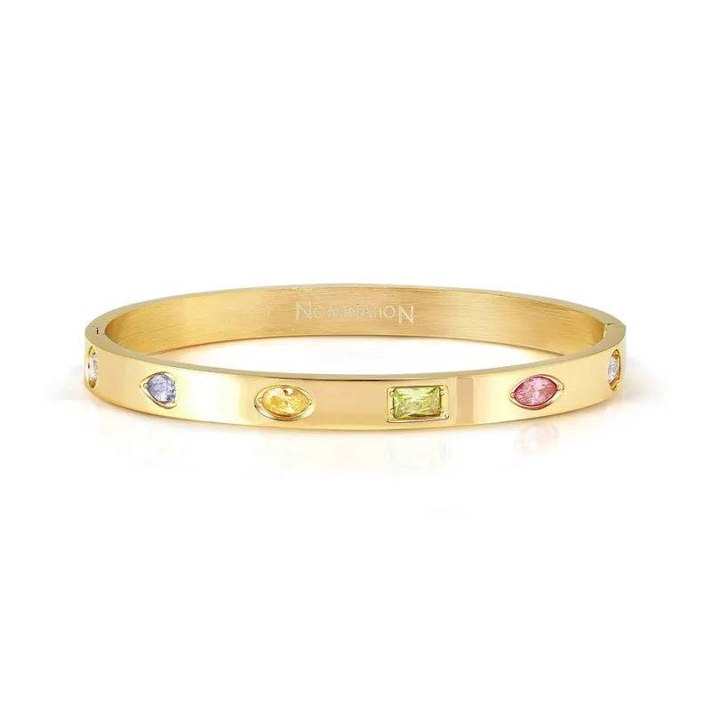 Nomination Pretty Bangles Multi-Colour Gold Bracelet