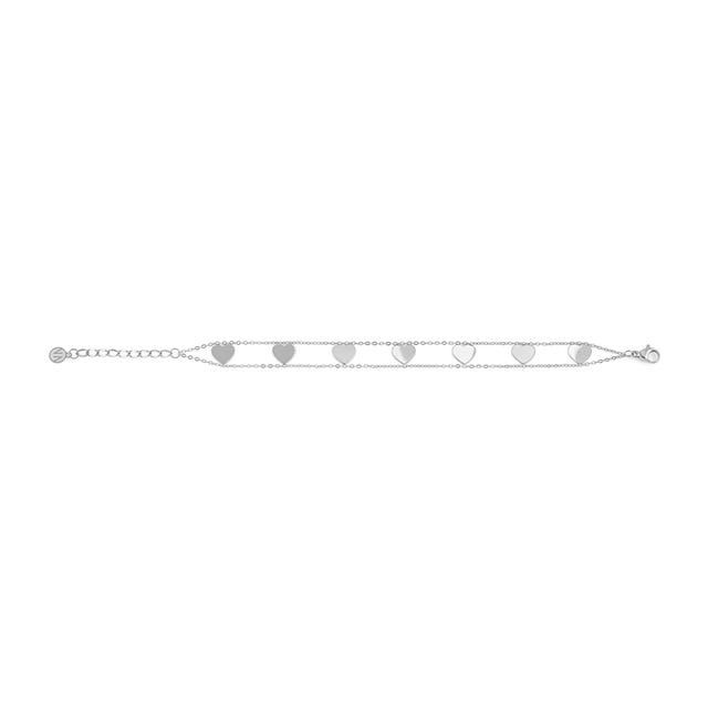Nomination Ritmatika Double Chain Heart Bracelet