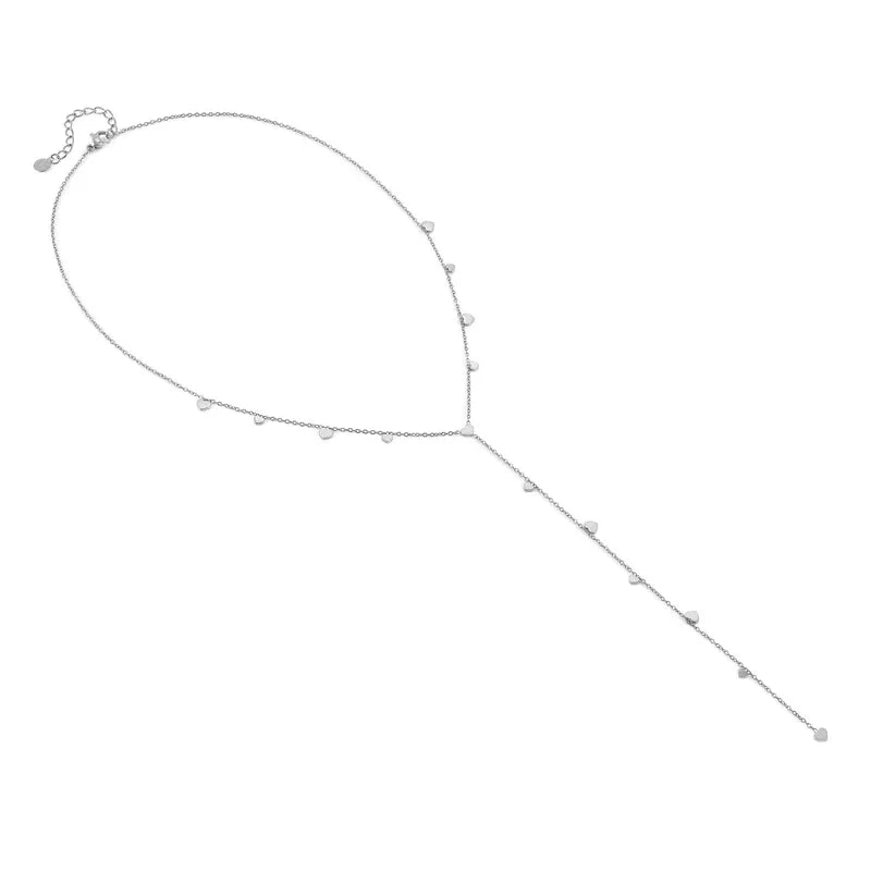 Nomination Ritmatika Heart Lariat Silver Necklace