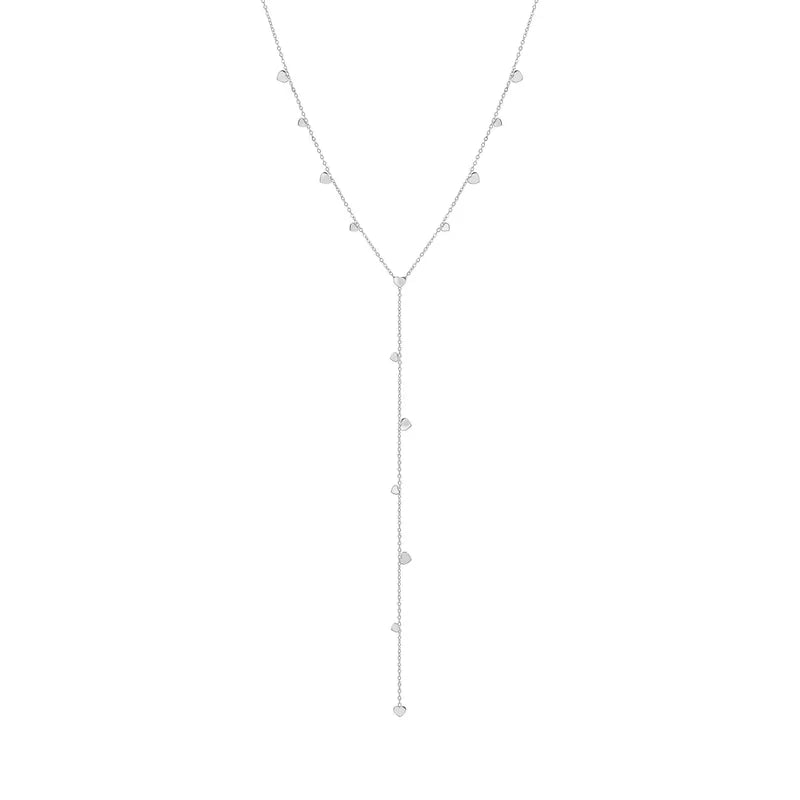 Nomination Ritmatika Heart Lariat Silver Necklace