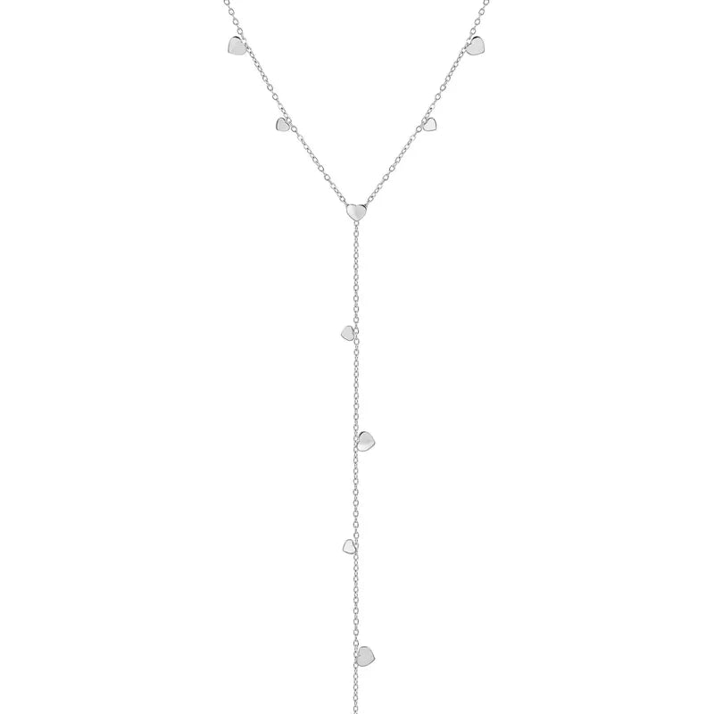 Nomination Ritmatika Heart Lariat Silver Necklace
