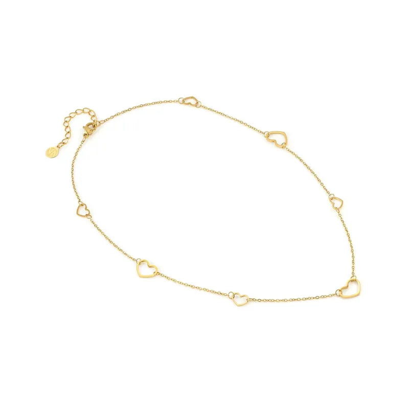 Nomination Ritmatika Long Gold Heart Necklace
