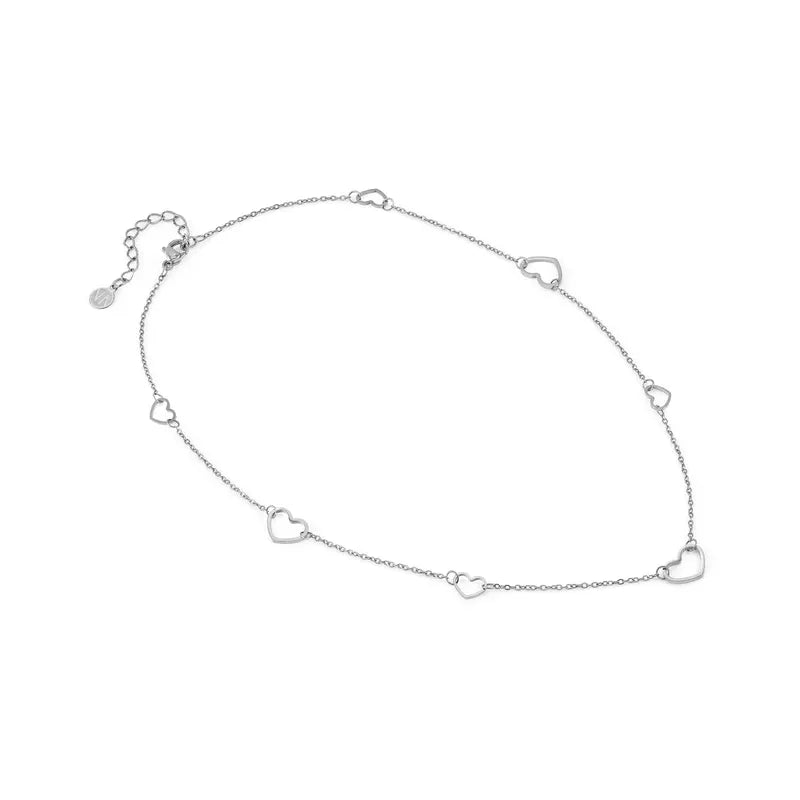 Nomination Ritmatika Long Silver Heart Necklace
