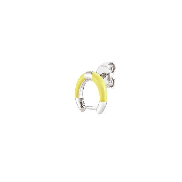 Nomination SEIMIA SINGLE EARRING, STERLING SILVER, YELLOW ENAMEL