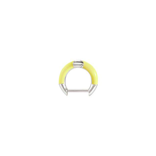 Nomination SEIMIA SINGLE EARRING, STERLING SILVER, YELLOW ENAMEL