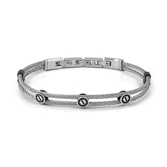 Nomination #SeaLover Bracelet, Screw, Cable, Sterling Silver