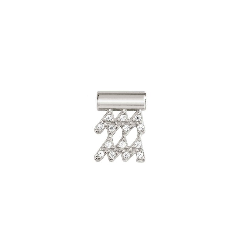 Nomination SeiMia Charm, Aquarius, Cubic Zirconia, Silver