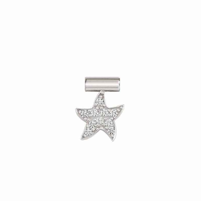 Nomination SeiMia Charm, Starfish, Cubic Zirconia, Silver