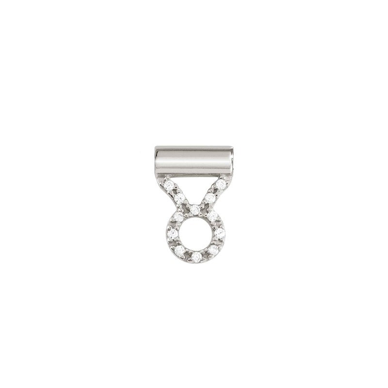 Nomination SeiMia Charm, Taurus, Cubic Zirconia, Silver