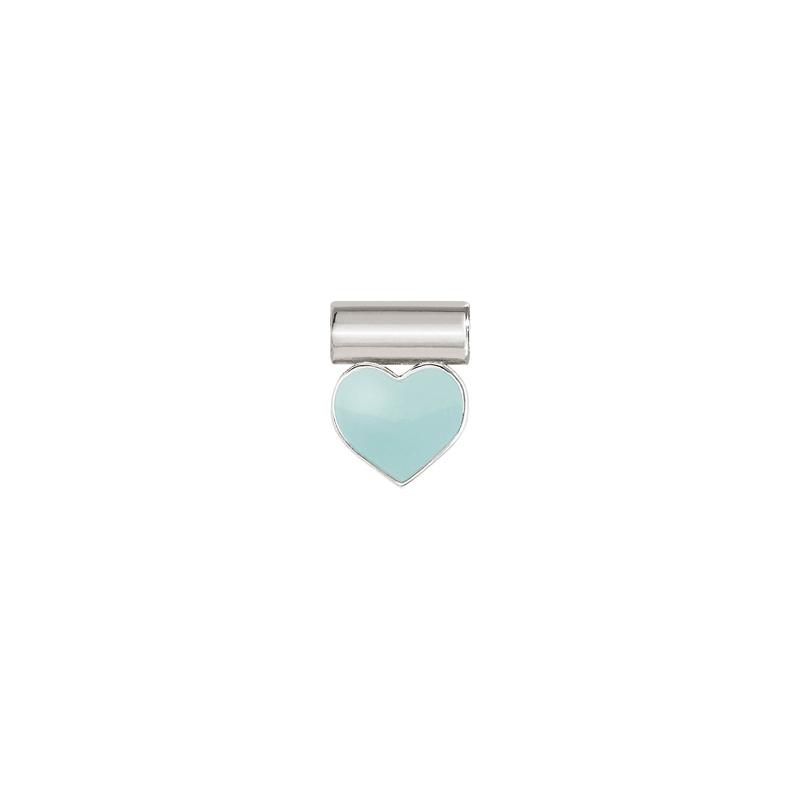 Nomination SeiMia Pendant, Blue Heart, Silver & Enamel