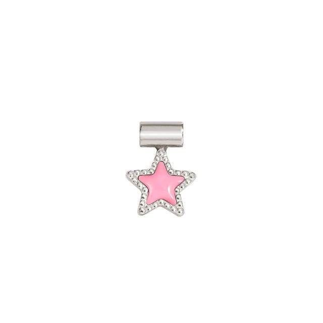 Nomination SeiMia Pendant, Fuchsia Star, Silver & Enamel