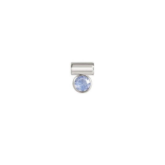 Nomination SeiMia Pendant, Light Blue Cubic Zirconia, Silver