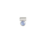 Nomination SeiMia Pendant, Light Blue Cubic Zirconia, Silver
