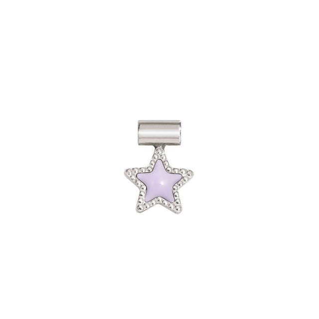 Nomination SeiMia Pendant, Lilac Star, Silver & Enamel