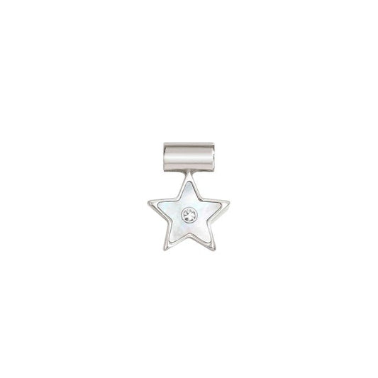 Nomination SeiMia Pendant, Mother Of Pearl Star, Cubic Zirconia, Silver