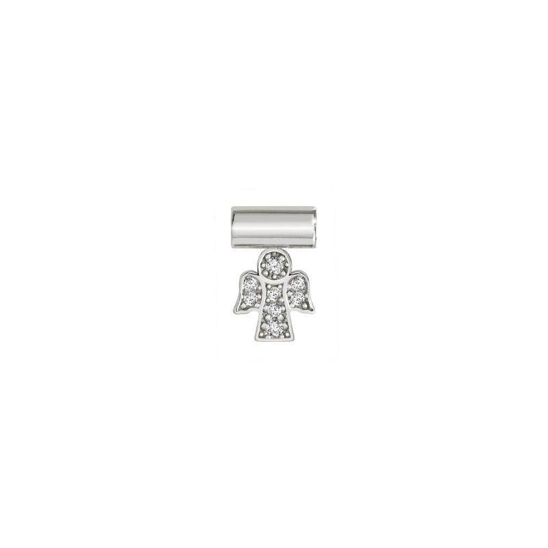 Nomination SeiMia Pendant, Pave Angel, Silver