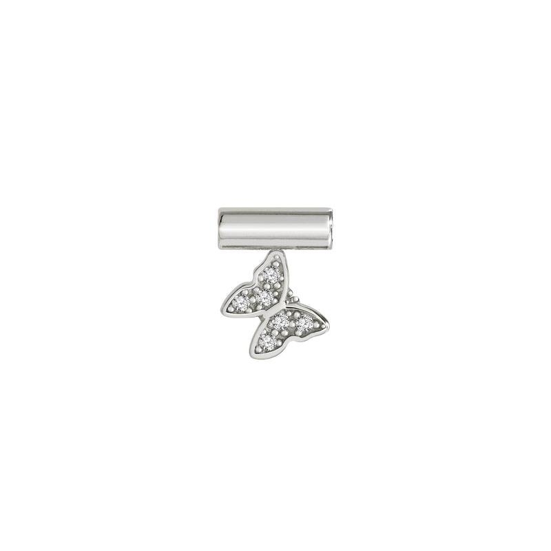 Nomination SeiMia Pendant, Pave Butterfly, Silver