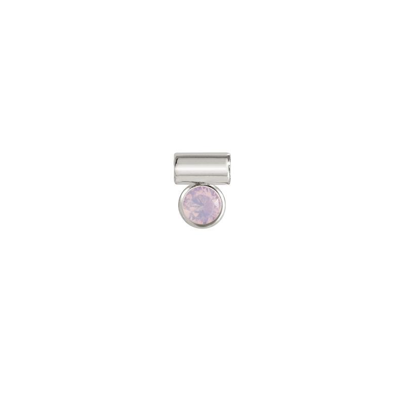 Nomination SeiMia Pendant, Pink Cubic Zirconia, Silver