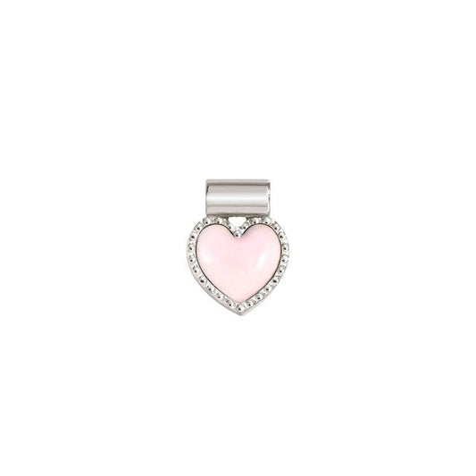 Nomination SeiMia Pendant, Pink Heart, Silver
