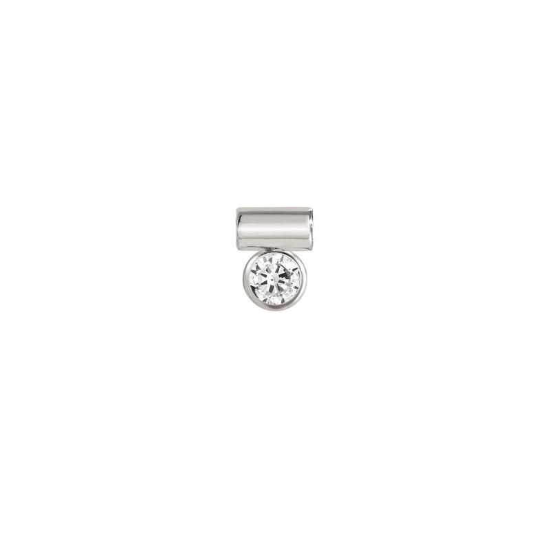 Nomination SeiMia Pendant, White Cubic Zirconia, Silver