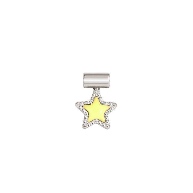 Nomination SeiMia Pendant, Yellow Star, Silver & Enamel