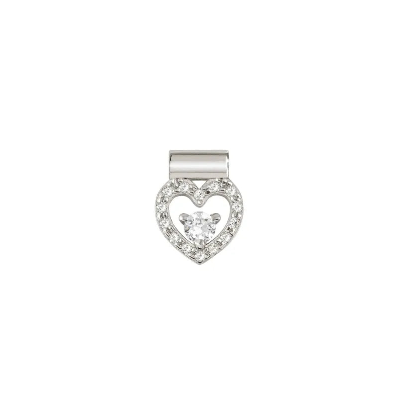 Nomination SeiMia Sterling Silver Heart Charm Pendant