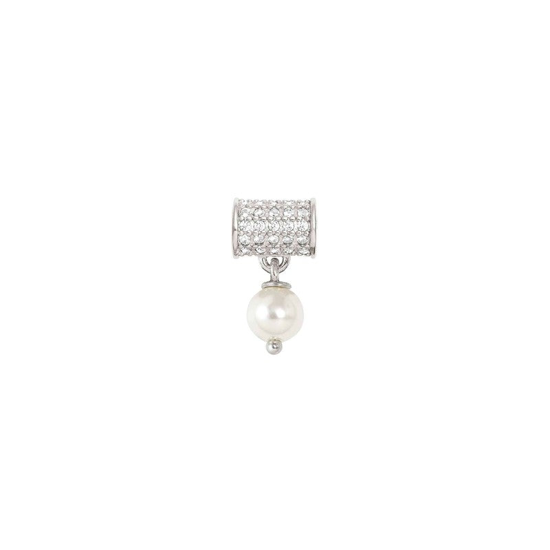 Nomination SeiMia White Edition Pendant, Pave, Pearl, Cubic Zirconia