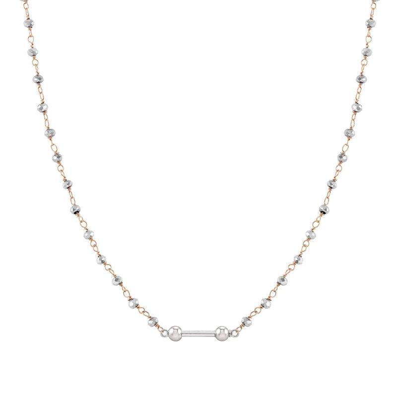Nomination Seimia Necklace, Rose Gold with Stones