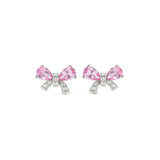 Nomination Shine Me Up Earrings, Bow with Cubic Zirconia, Sterling Silver