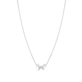 Nomination Shine Me Up Necklace, Bow with Cubic Zirconia, Sterling Silver