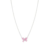 Nomination Shine Me Up Necklace, Butterfly with Cubic Zirconia, Sterling Silver