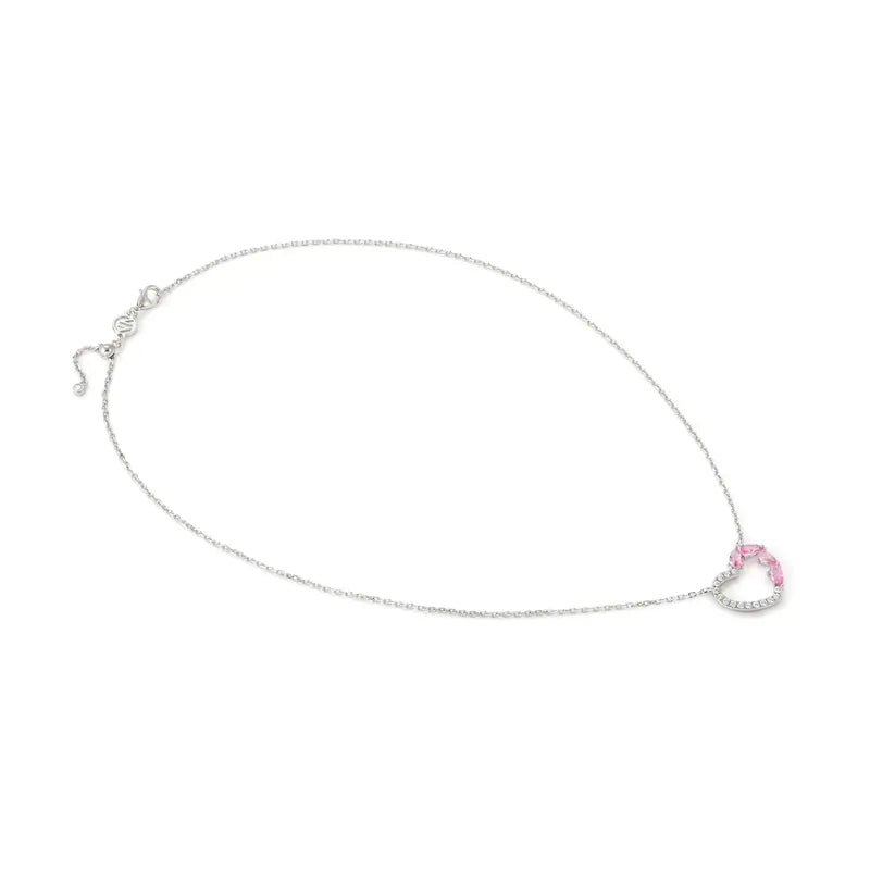 Nomination Shine Me Up Necklace, Heart with Cubic Zirconia, Sterling Silver