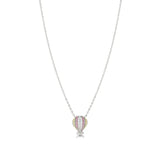 Nomination Shine Me Up Necklace, Hot Air Balloon with Cubic Zirconia, Sterling Silver