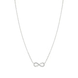 Nomination Shine Me Up Necklace, Infinity Symbol with Cubic Zirconia, Sterling Silver